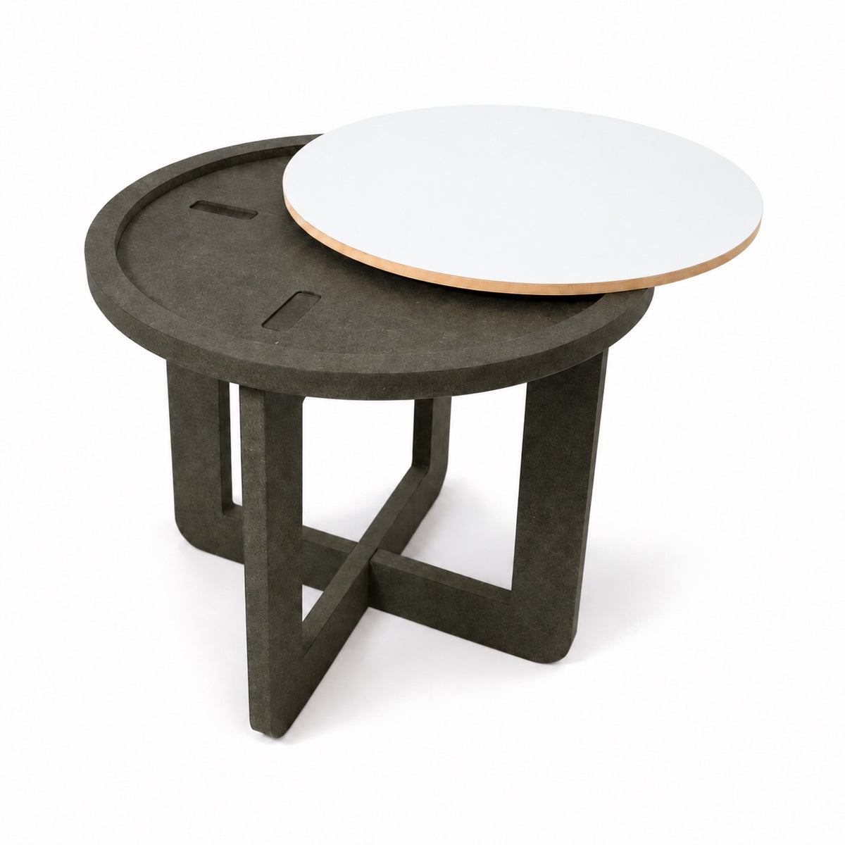 Side table removable top (white top)