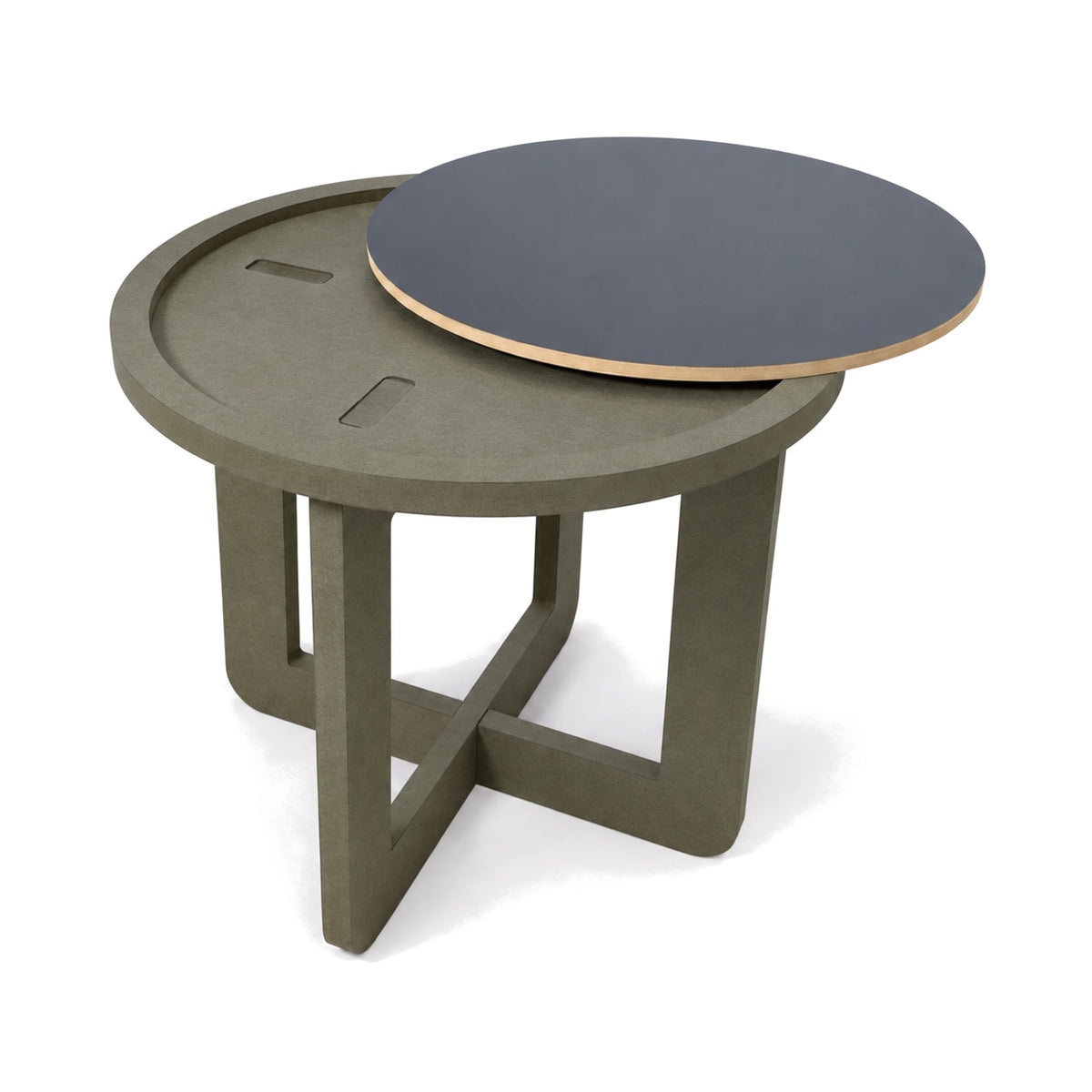 Side table removable top (black top)